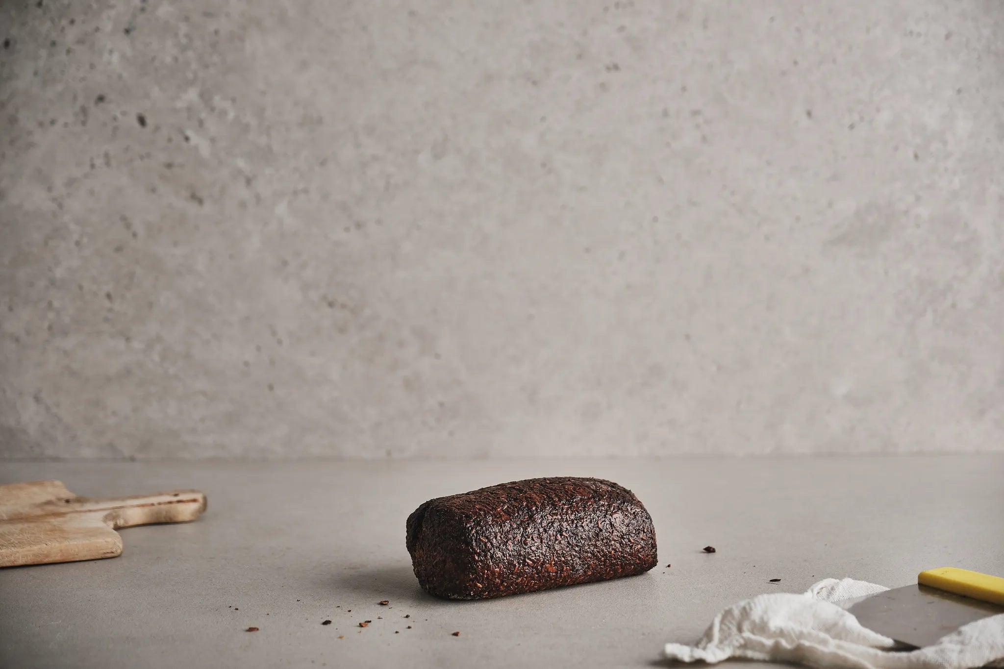 Kleines Vollkornschwarzbrot