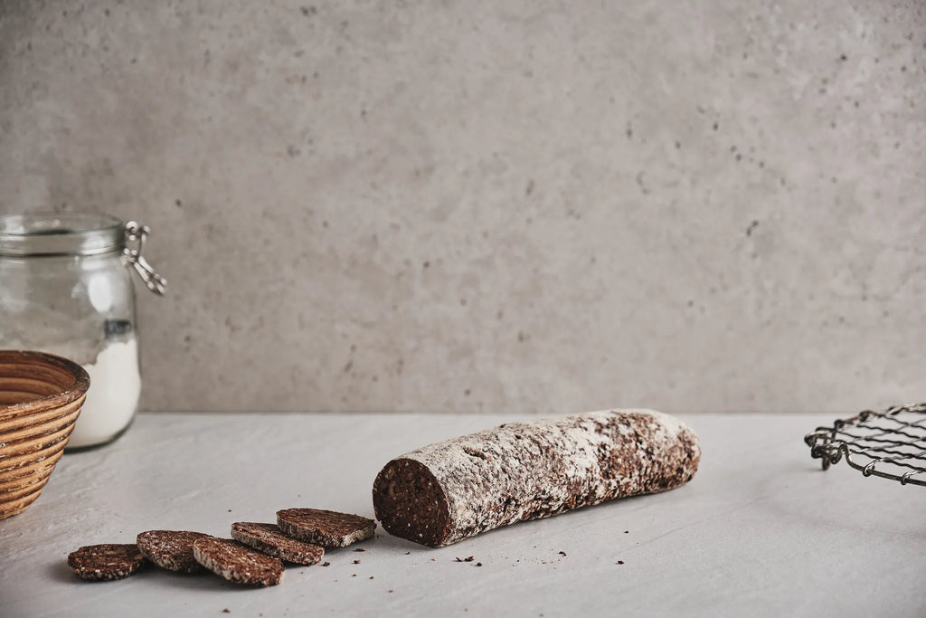 Walnuss-Schwarzbrotstange