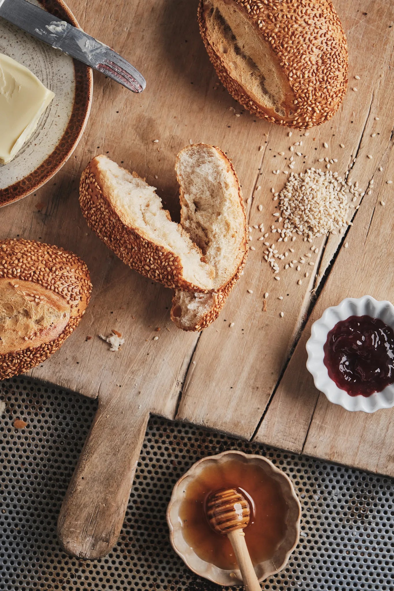 Sesambrötchen