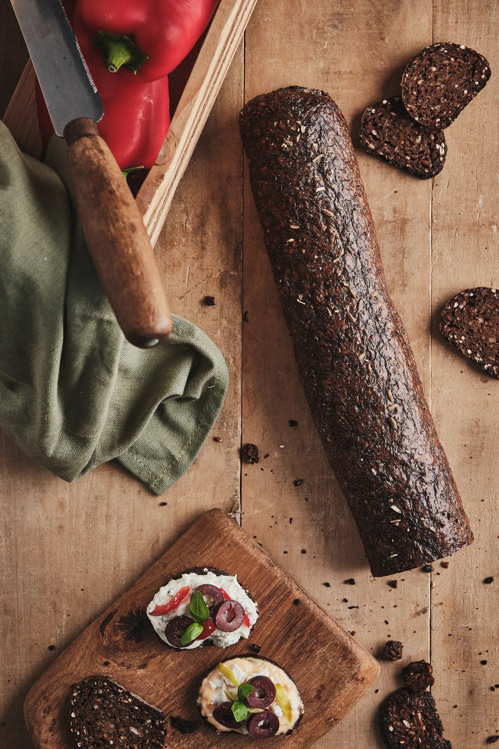 Schwarzbrotstange