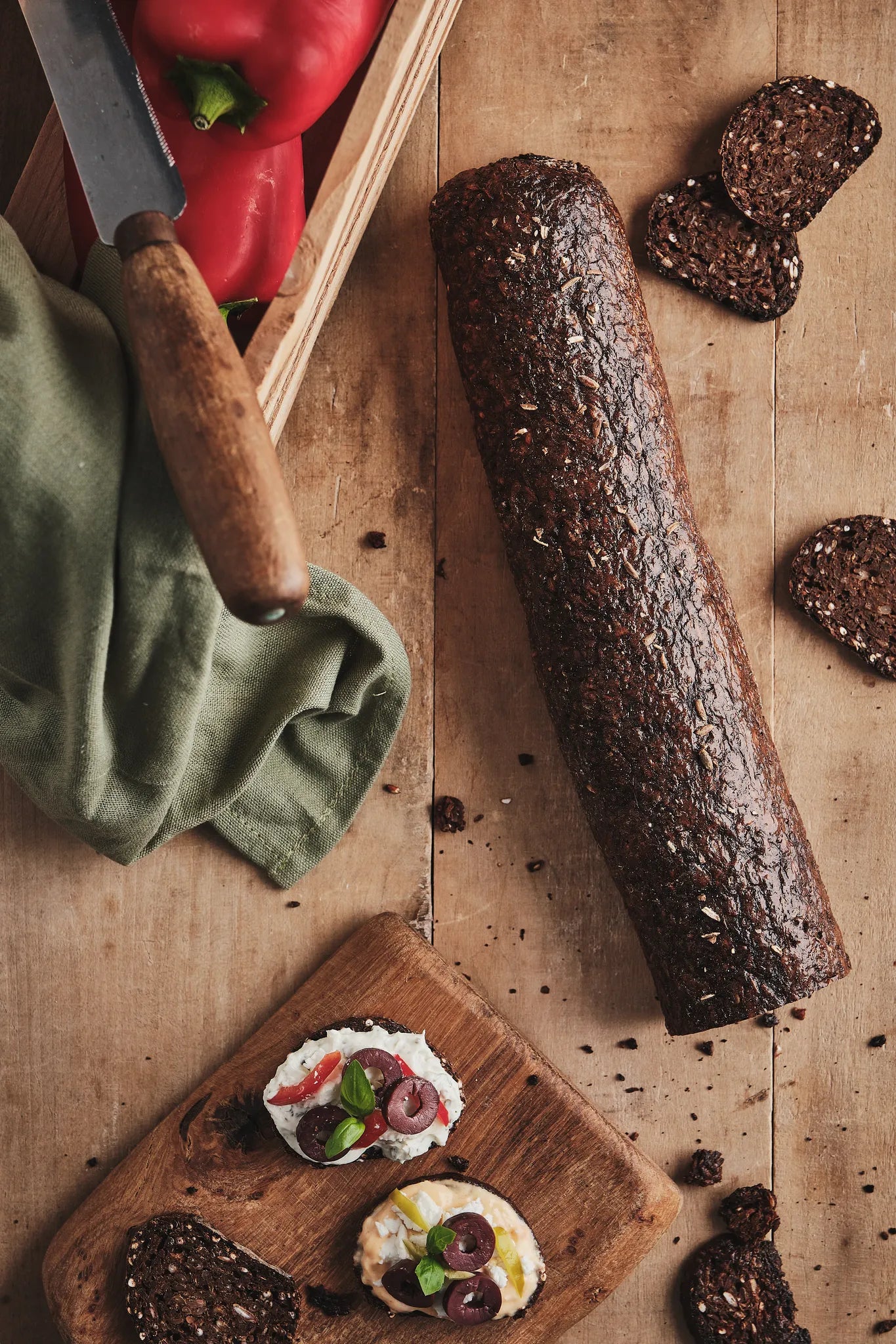 Schwarzbrotstange