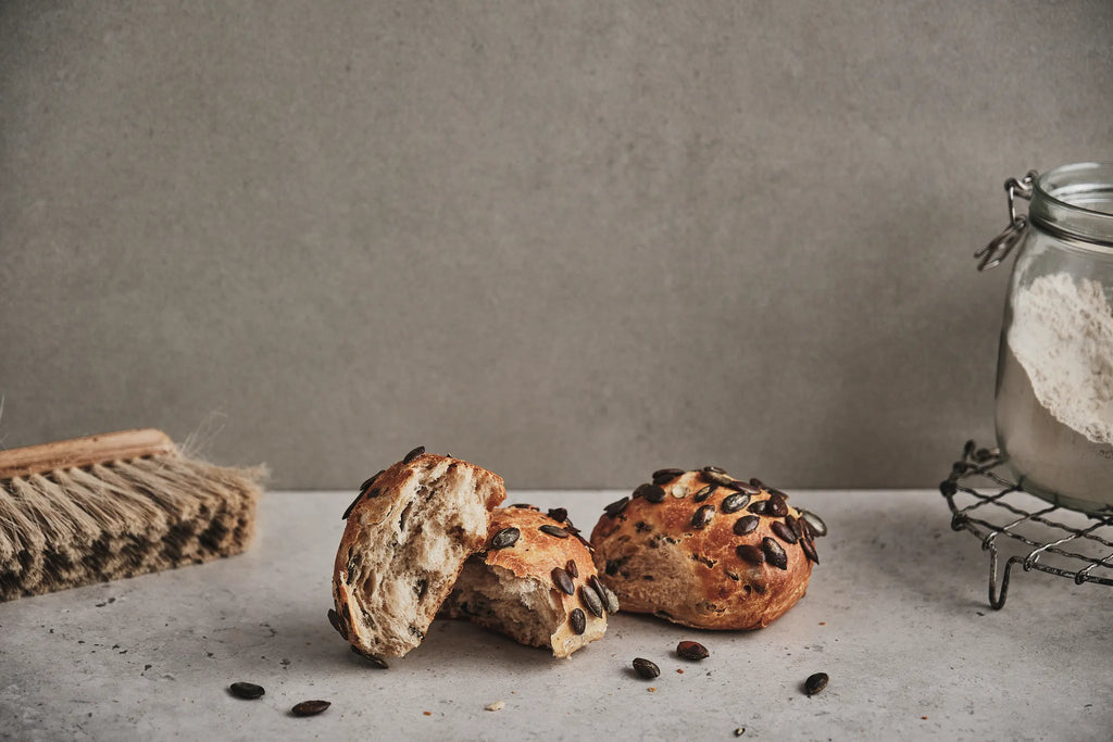 Kürbiskernbrötchen