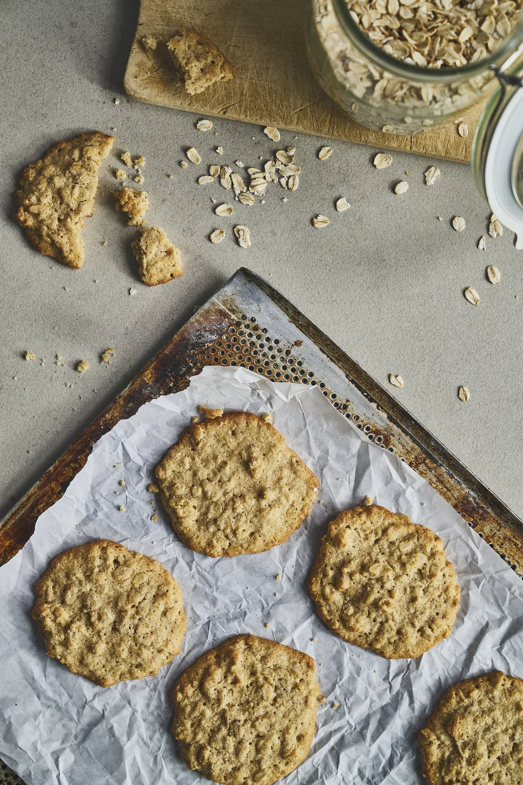 Dinkel Hafer Cookies