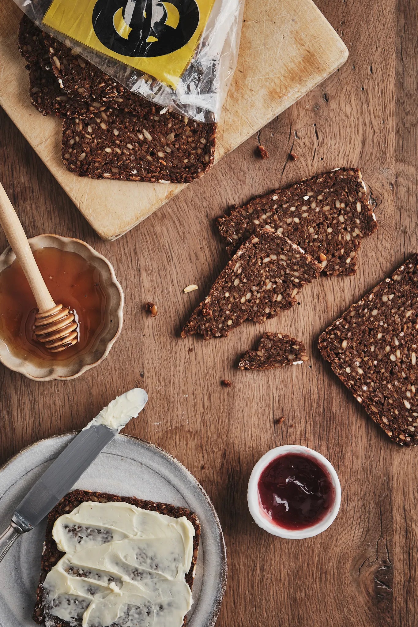 Sonnenblumenkern-Schwarzbrot (Kasten)